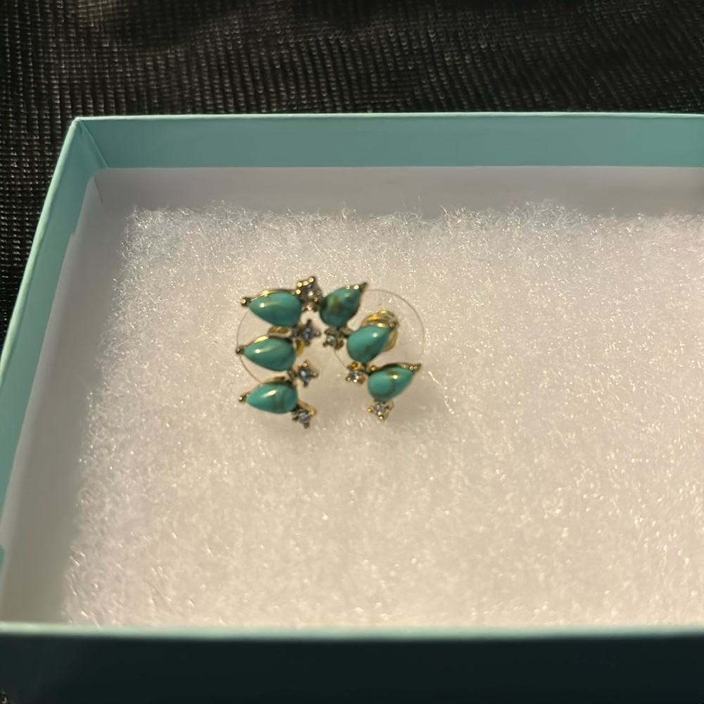 Turquoise & CZ Ear hugger